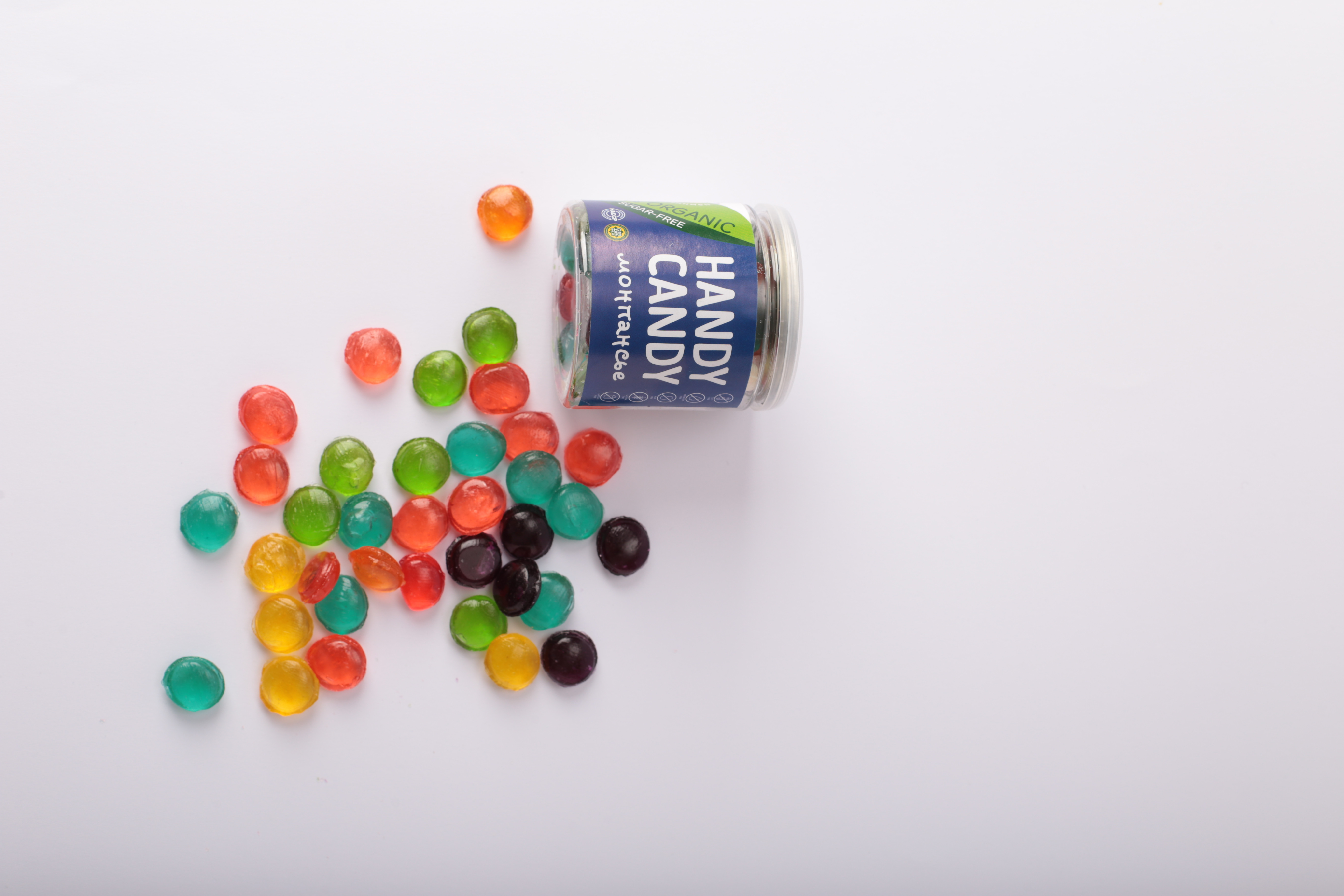Монпансье "Organic  sugar free"
